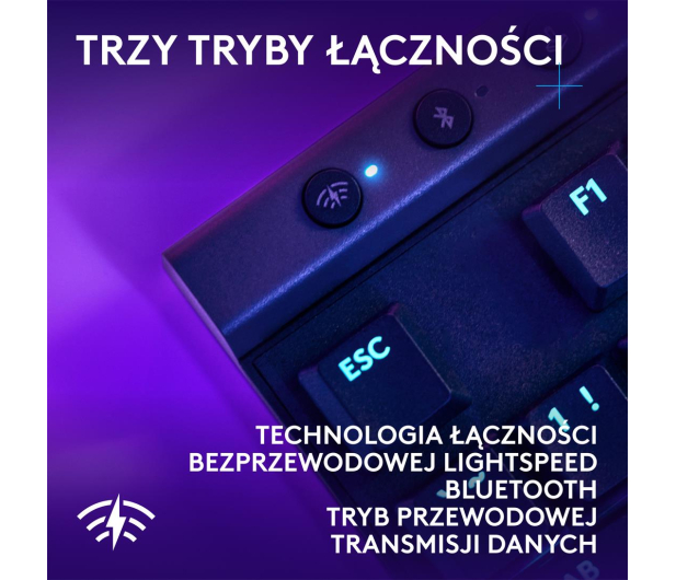 LOGITECH G515 TKL Lightspeed czarny 920-012538 - 1261435 - zdjęcie 13